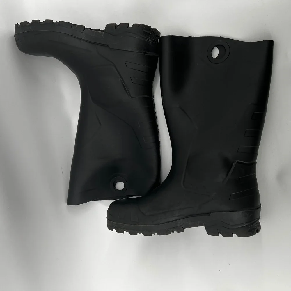 Dunlop Mens Black Rubber Steel Toe‎ Work Boots ASTM F2413-18 Size 10 Made in USA